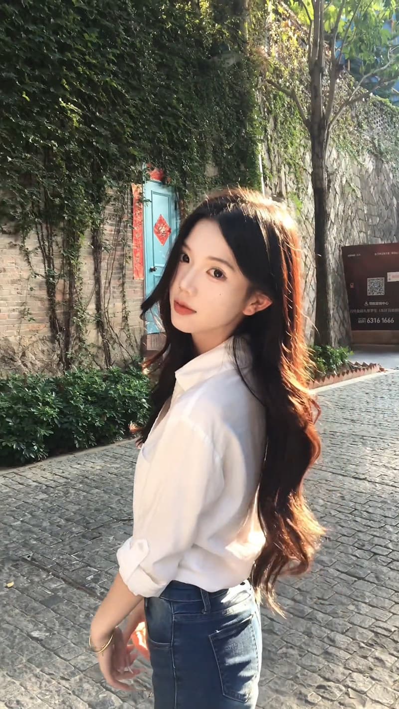 경관 그림 정가 패션 품격 여성 가을 프랑스식 캐주얼 화이트 POLO 칼라 긴팔 셔츠 슬림해 보이는 상세 이미지 5