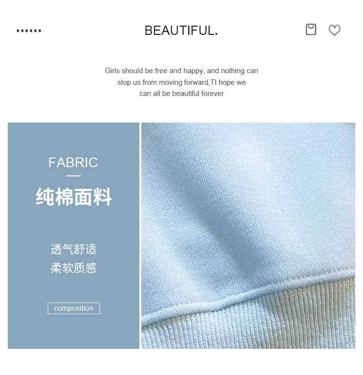 생각하기 Loy 실사 2026 가을 새로운 패션 디자인 섹션 레이스 조각 V넥 미니멀리즘 다용도 풀오버 스웨트셔츠 상세 이미지 6