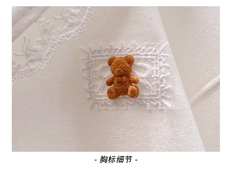 생각하기 Loy 실사 2026 가을 새로운 학원 스타일 레이스 해군 칼라 레이스업 달콤함 풀오버 다용도 후드티 상세 이미지 20