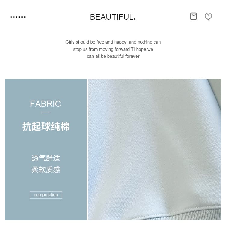 생각하기 Loy 실사 2026 가을 작은 청신 나비 매듭 넥타이 학원 스타일 페이크 레이어드 루즈핏 POLO 칼라 후드티 상세 이미지 6