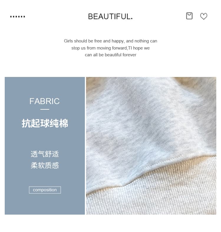 생각하기 Loy 실사 2026 가을 새로운 패치워크 색상 삽입 어깨 소매 디자인 센스 3개 바 하프 지퍼 스탠드 칼라 후드티 여성 상세 이미지 6