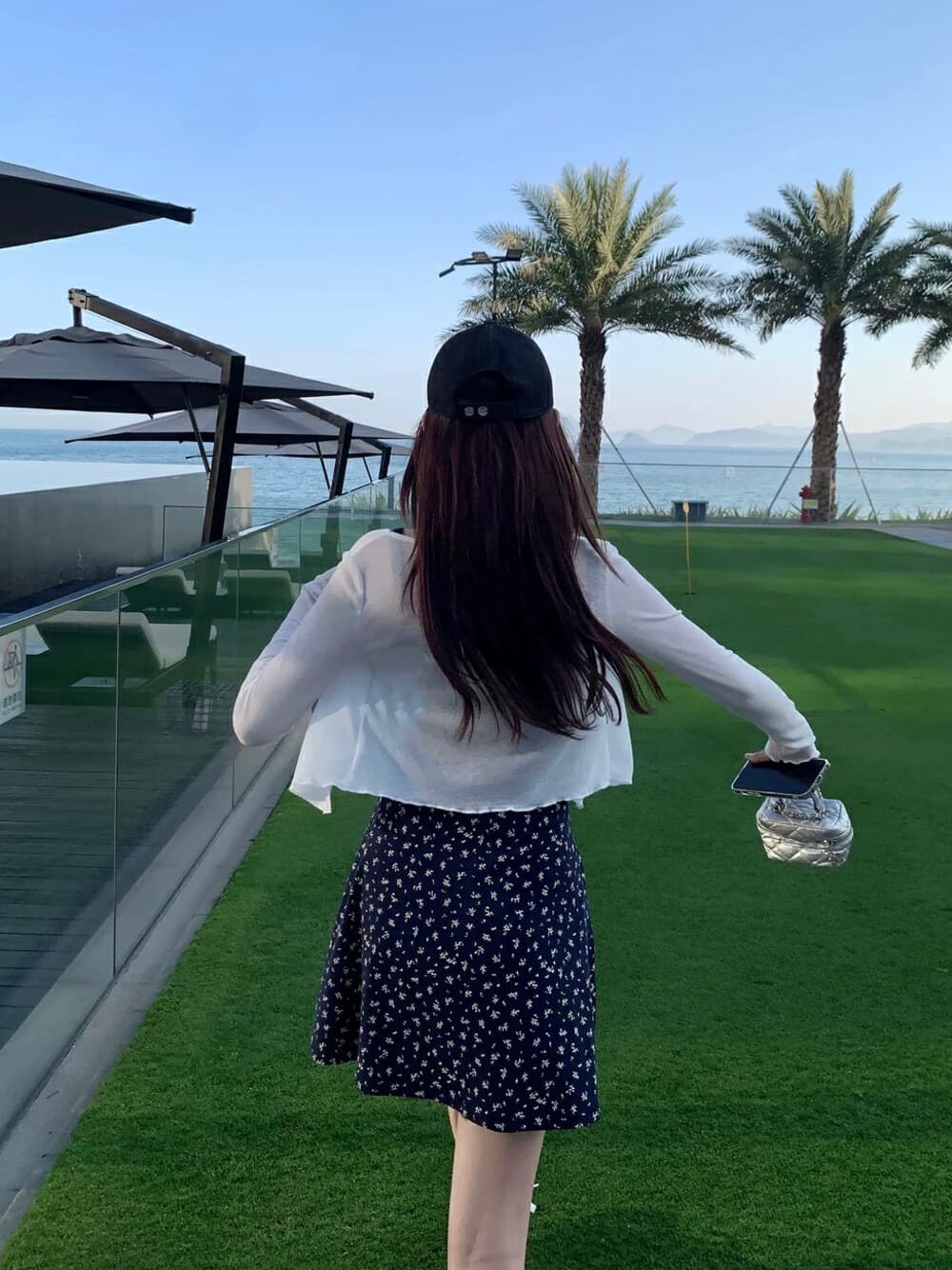 프랑스식 레이스업 해변가 휴가 슬립 드레스 마이크로 ~을 통해 프릴 자외선 차단 오픈 가디건 투피스 세트 세트 상세 이미지 3