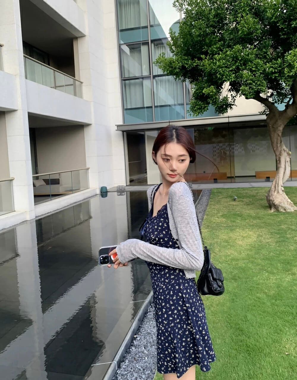프랑스식 레이스업 해변가 휴가 슬립 드레스 마이크로 ~을 통해 프릴 자외선 차단 오픈 가디건 투피스 세트 세트 상세 이미지 8