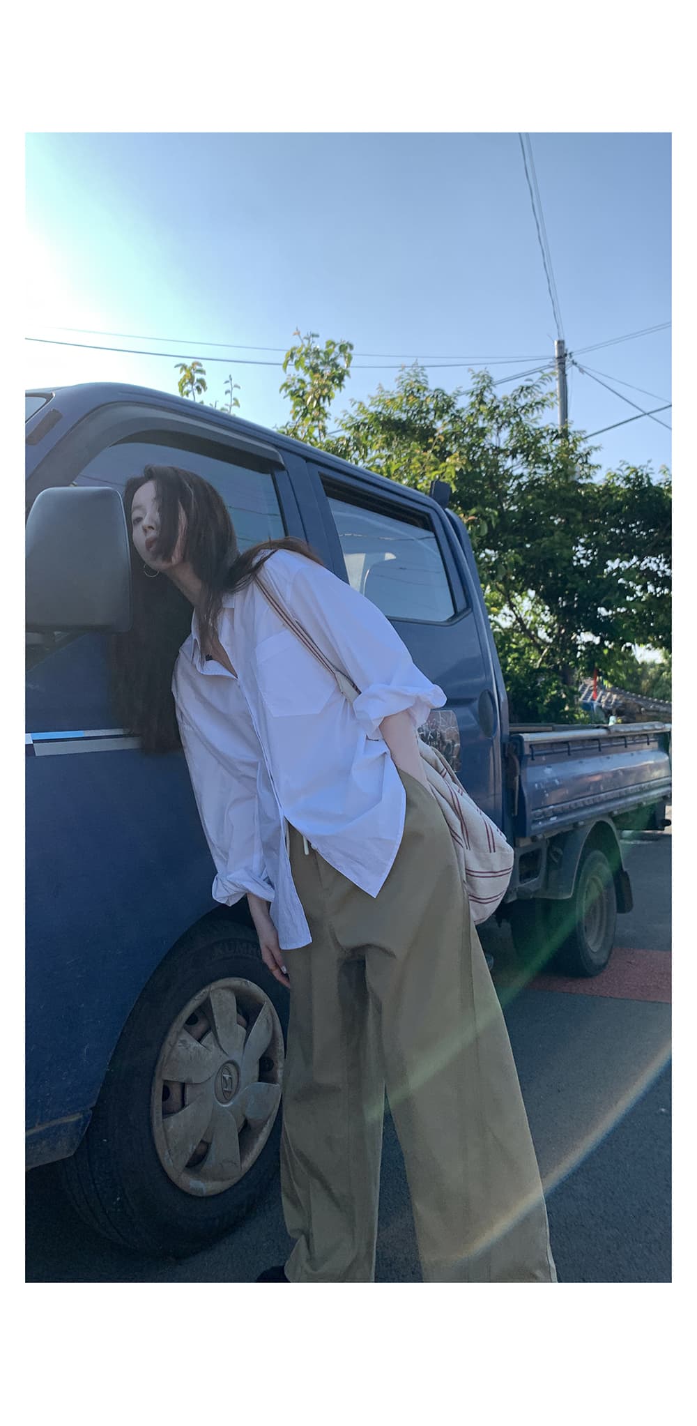 helloooeat 60 지점 빗질하다 가져 오기 실 익스트림 제인 순면 흰 셔츠 출퇴근 루즈핏 긴팔 품격 셔츠 상세 이미지 14