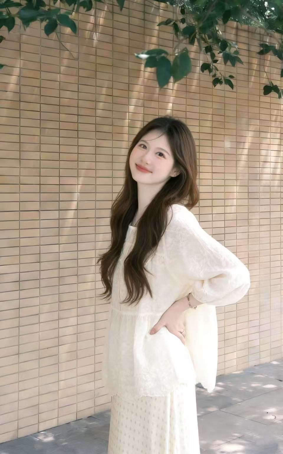 한 부서 달콤한 스타일 세트 여성 연령 감소 슬림해 보이는 셔츠 2026 슈퍼 화재 착용 가져 가라. 전체 집합 새로운 도트 무늬 반신 스커트 상세 이미지 1