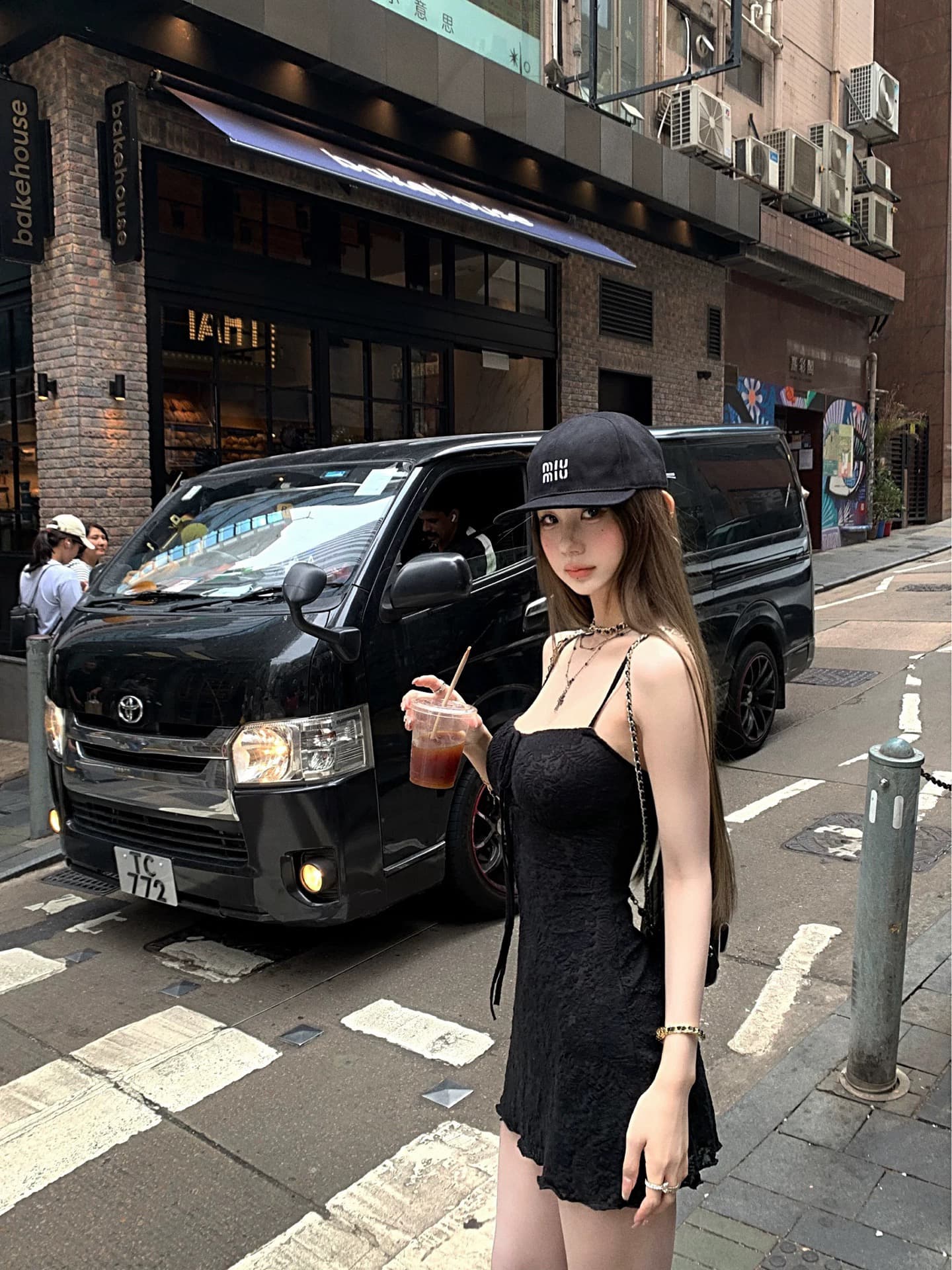 tongiiuu 웨이 팬 모니카 레트로 휴가 질감 슬립 여성 드레스 허리 수축 슬림해 보이는 한 마디 미니 스커트 이미지 3