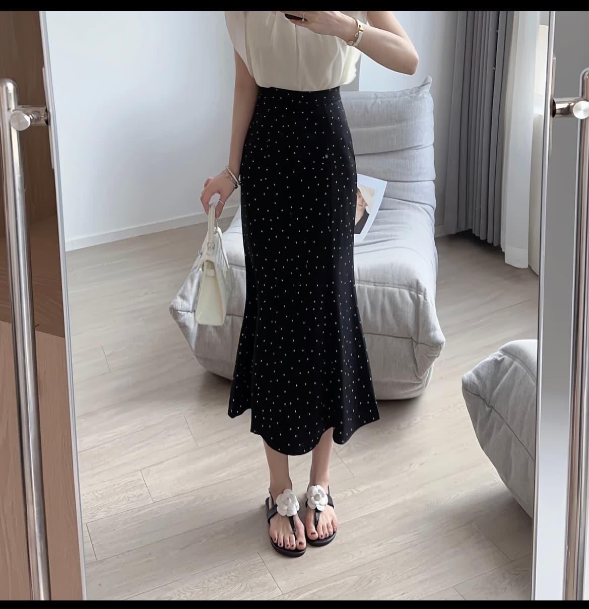 고유 한 Chic 스탠드 칼라 반팔 여성 셔츠 여름 섹션 새로운 셔츠 여자 작은 날다 소매 맨위 여성복 상세 이미지 4