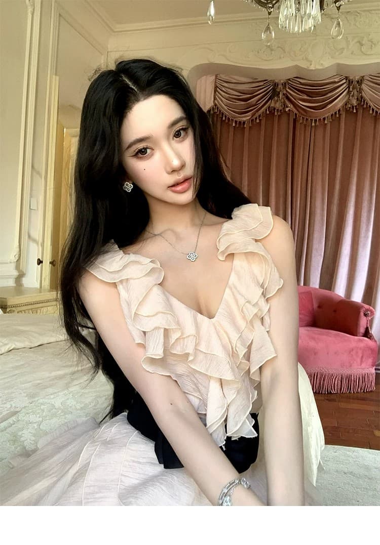 barb chill 천연 섬유 자연 질감 센스 라이 경기 서울 휴가 여성 드레스 여름 공주 드레스 상세 이미지 10