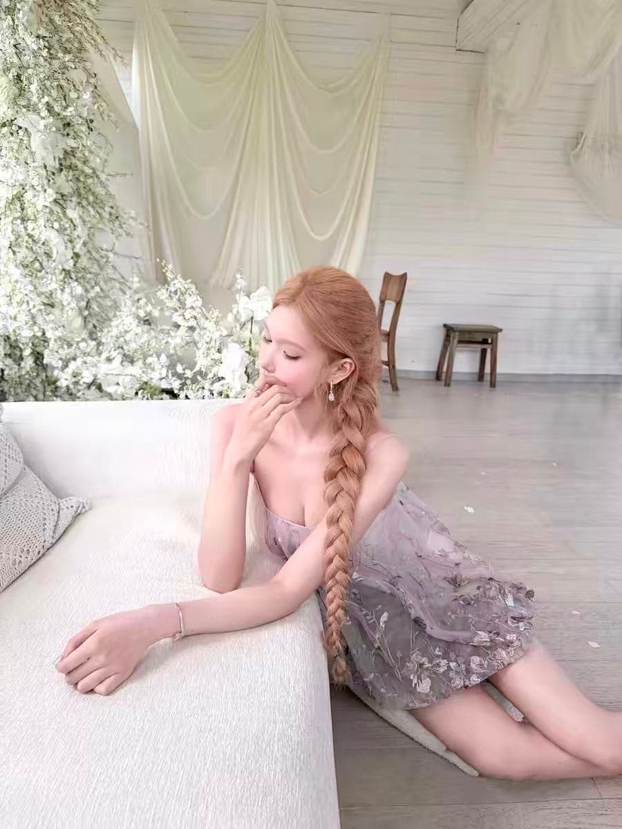kubiliv 플러그 Na 인사이드 꽃 집 3 차원 자수 망사 비즈 박기 꽃밭 슬립 미니 스커트 순수한 욕망 드레스