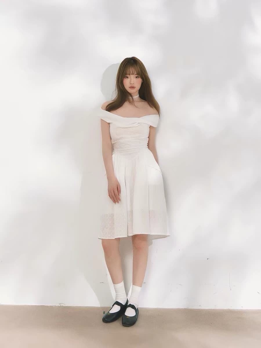 돌연히 인사이드 De 지도 흑인과 백인 꿈 나라 3 차원 자르기 흔들다 칼라 디자인 센스 몸매 가꾸기 슬림해 보이는 순면 드레스 이미지 3