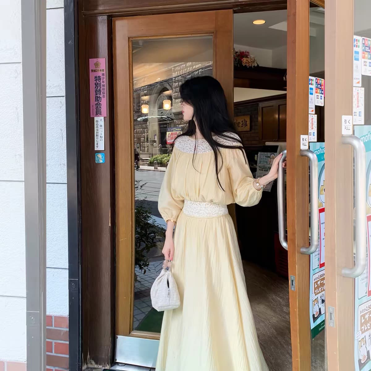 8.4 늦게 20 점 대 eees 부드러운 옥 따뜻한 향기 질감 주간 실크 전환 여름 홀로우 아웃 뼈 선 레이스 세트 상세 이미지 14