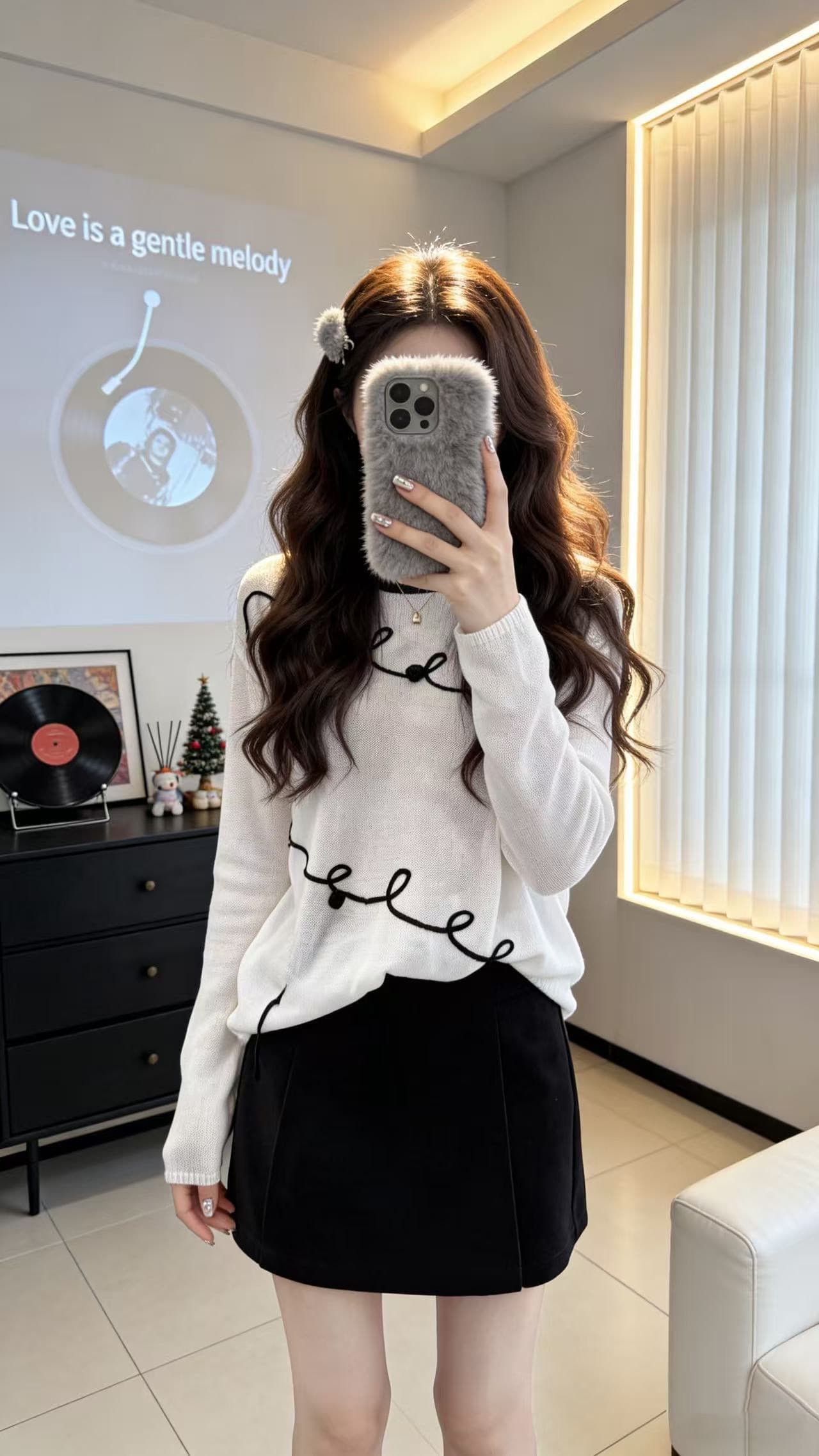 2026 이른 가을 새로운 한 인사이드 한 가스 자이언트 잘 생긴 ~ 중 작은 키 루즈핏 화이트 긴팔 얇고 가벼운 맨위 여성복 상세 이미지 4