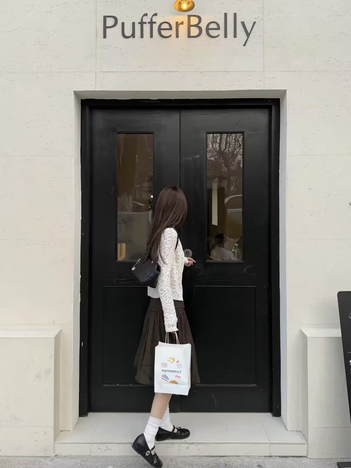 한 부서 순수한 욕망 착용 가져 가라. 레이스 슬립 스택 착용 라운드 넥 오픈 가디건 맨위 주름 얇고 가벼운 반신 스커트 봄 여름 3종 세트 이미지 4