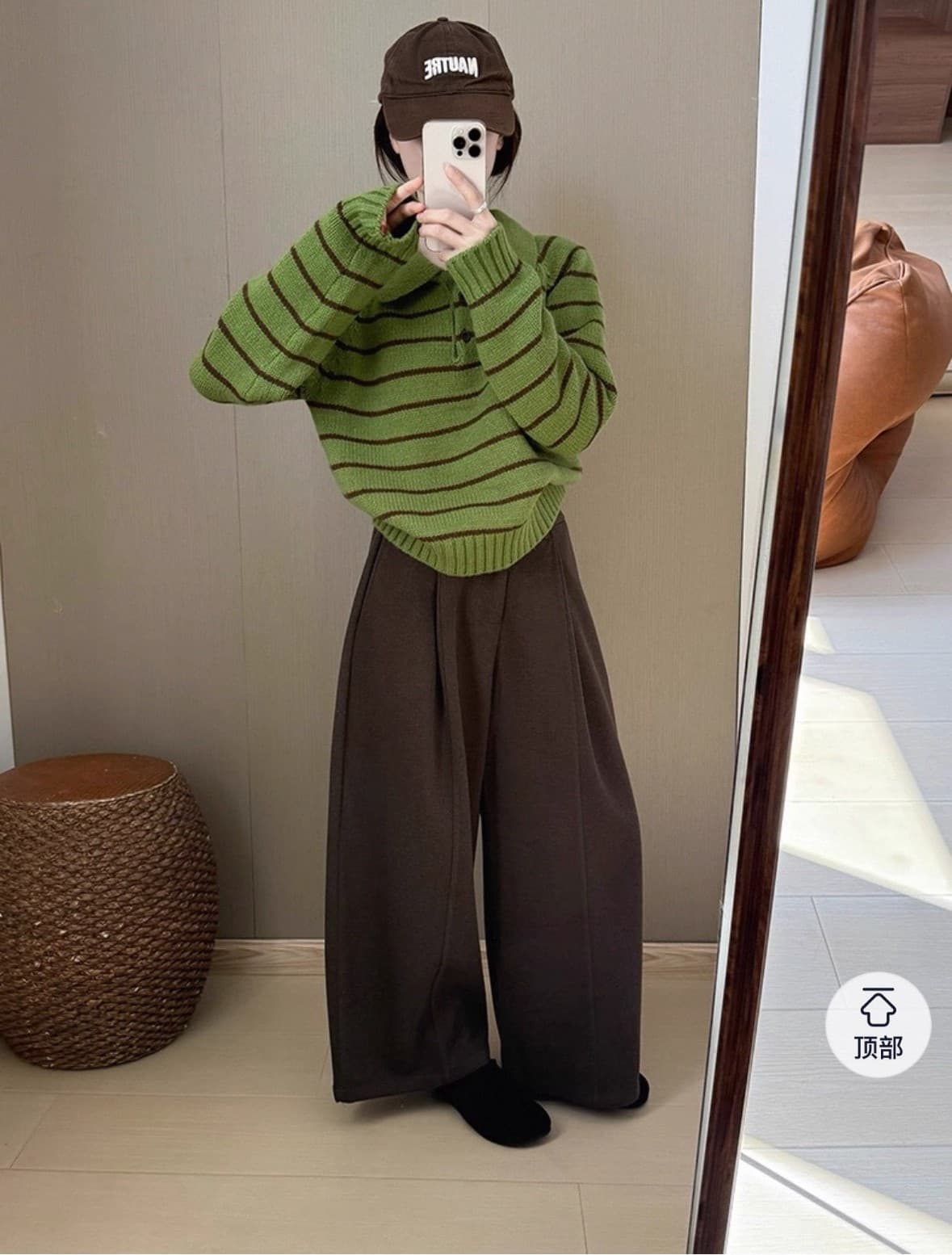 겨울 ootd 아메리칸 레트로 착용 코디 전체 집합 자이언트 잘 생긴 ~ 중 슈퍼 화재 한 부서 스웨터 투피스 세트 바지 여성 상세 이미지 4