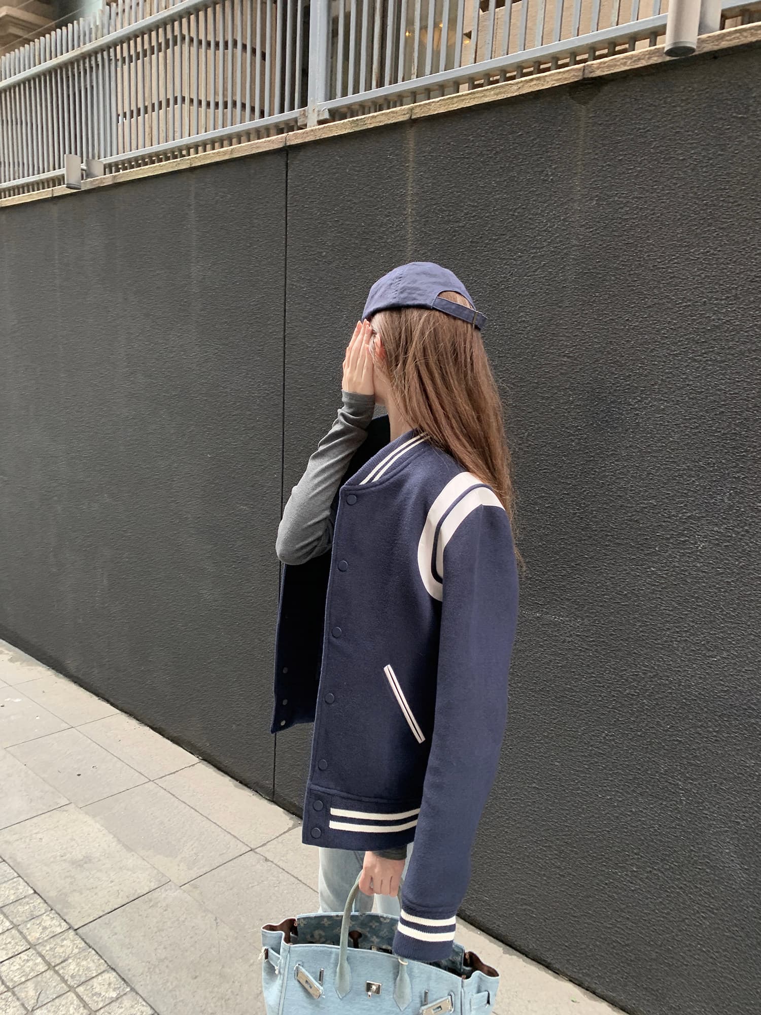 wuuus 오랜 친구 공물 도로 연삭 털 레트로 야구 유니폼 여성 새로운 쇼트 스타일 재킷 두꺼운 상세 이미지 6