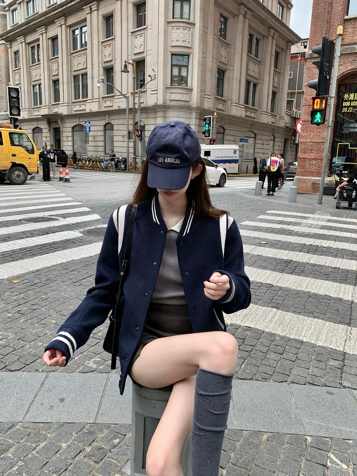 wuuus 오랜 친구 공물 도로 연삭 털 레트로 야구 유니폼 여성 새로운 쇼트 스타일 재킷 두꺼운 상세 이미지 8