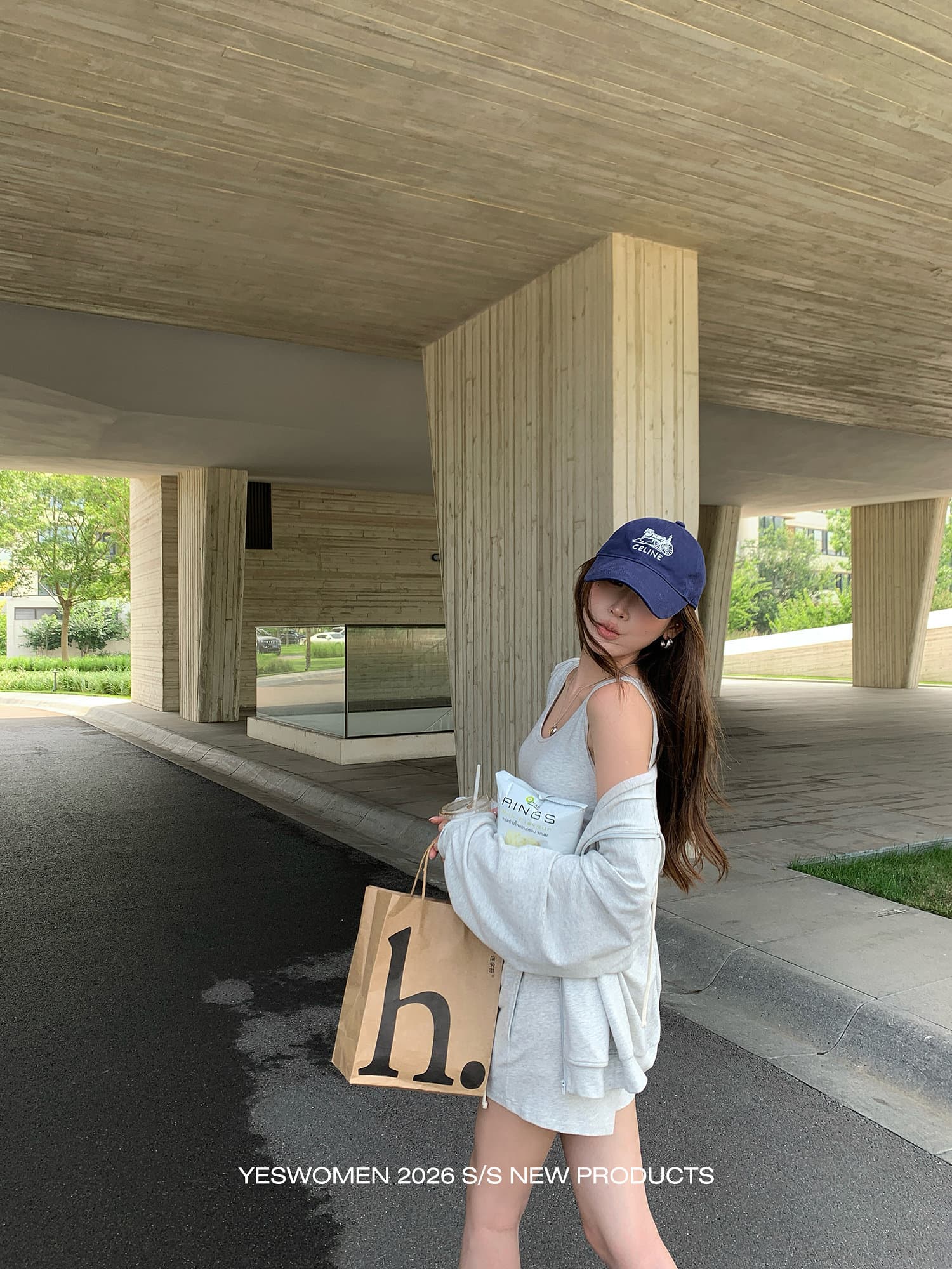 작은 적합한 맞춤 am v 구름 시리즈 가을 새로운 얇은 스타일 후드 티 스웨터 운동 캐주얼 세트 여성 상세 이미지 19
