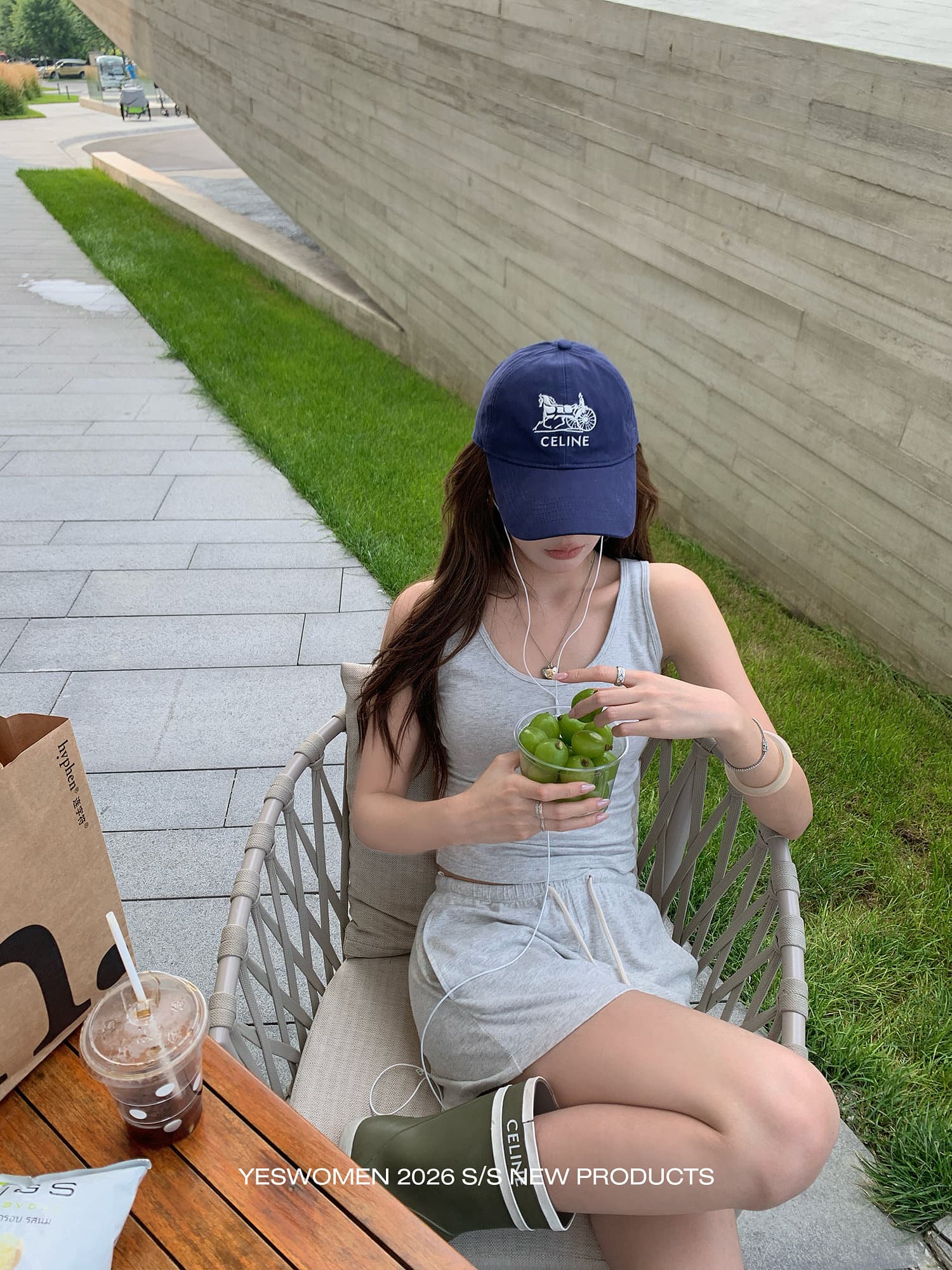 작은 적합한 맞춤 am v 구름 시리즈 가을 새로운 얇은 스타일 후드 티 스웨터 운동 캐주얼 세트 여성 상세 이미지 20
