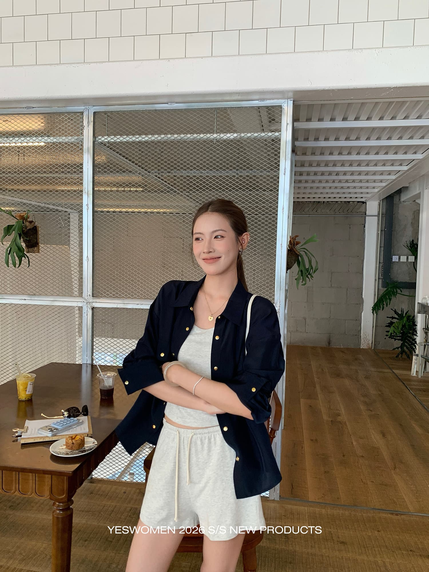 작은 적합한 맞춤 am v 구름 시리즈 가을 새로운 얇은 스타일 후드 티 스웨터 운동 캐주얼 세트 여성 상세 이미지 34