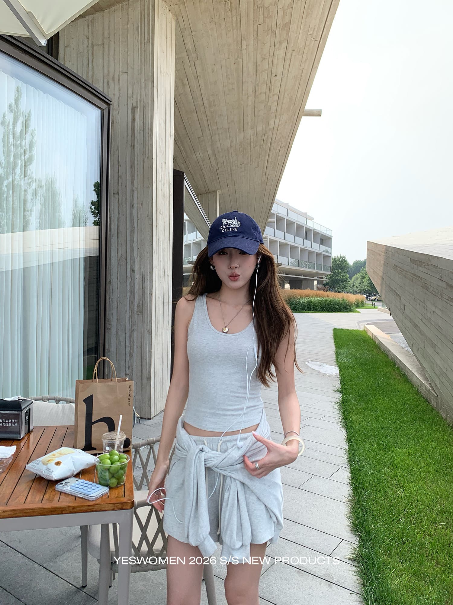 작은 적합한 맞춤 am v 구름 시리즈 가을 새로운 얇은 스타일 후드 티 스웨터 운동 캐주얼 세트 여성 상세 이미지 38