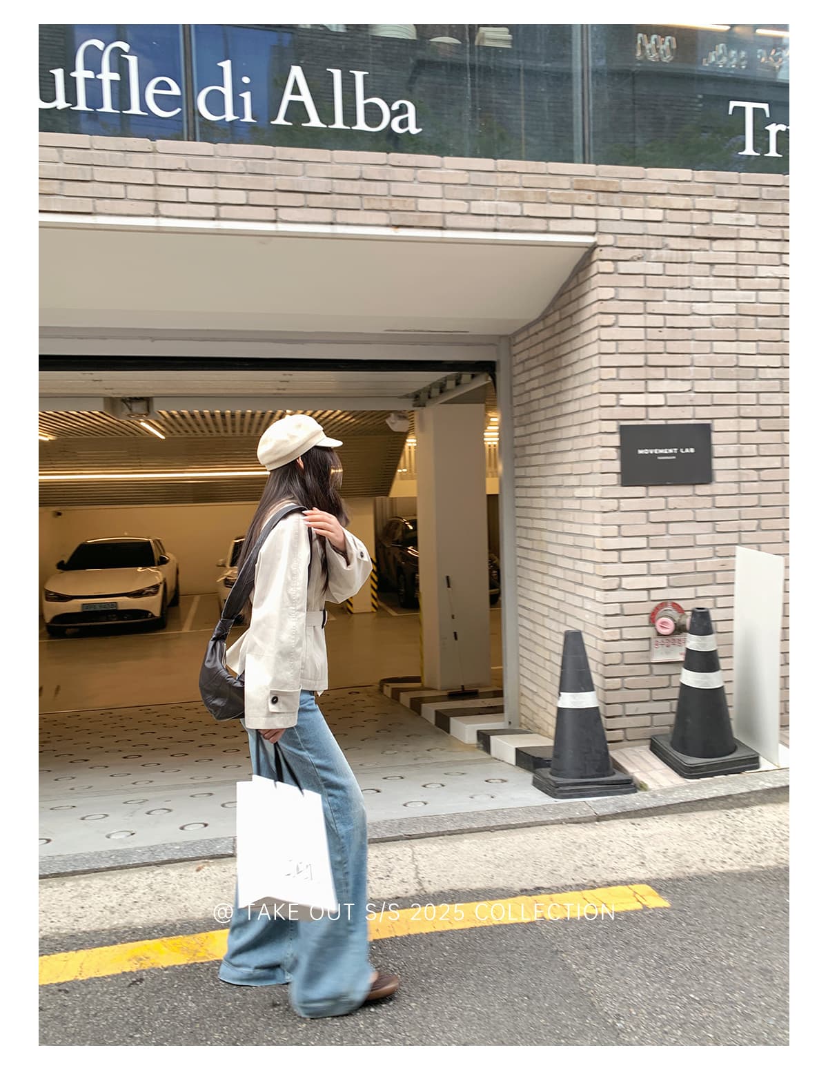 테이크 아웃 도착 함 서울 휴일 이른 가을 한 부서 쇼트 스타일 바람막이 여성 코트 영국식 바람 스탠드 칼라 허리 수축 재킷 상세 이미지 22