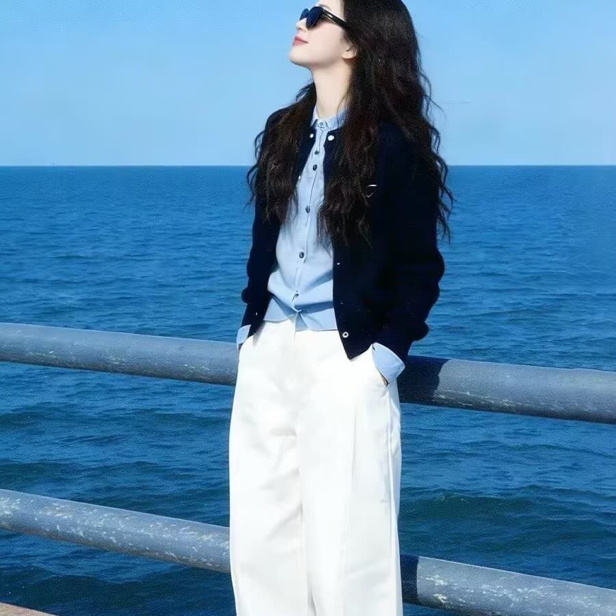 이른 가을 한 부서 착용 가져 가라. 전체 집합 2026 패션 품격 고급 센스 자이언트 잘 생긴 Chic 맨위 세트 투피스 세트 이미지 5