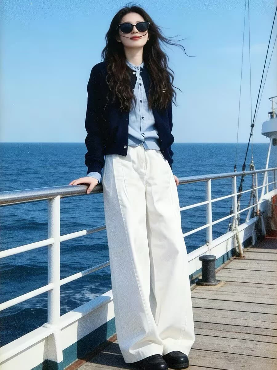 이른 가을 한 부서 착용 가져 가라. 전체 집합 2026 패션 품격 고급 센스 자이언트 잘 생긴 Chic 맨위 세트 투피스 세트 상세 이미지 2