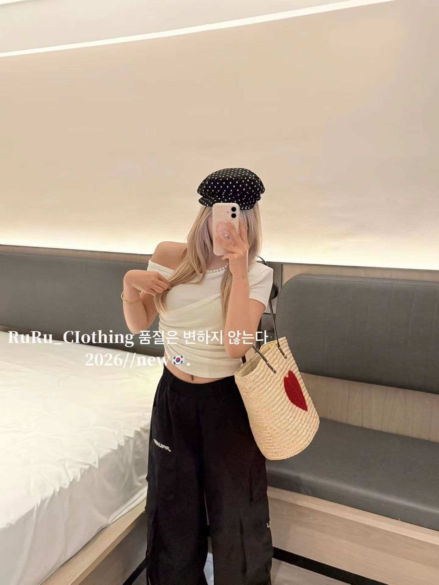2026 봄 새로운 아메리칸 핫걸 주름 허리 수축 비틀림 비대칭 오프숄더 비스듬한 칼라 티셔츠 여성 섹시함 맨위 상세 이미지 3