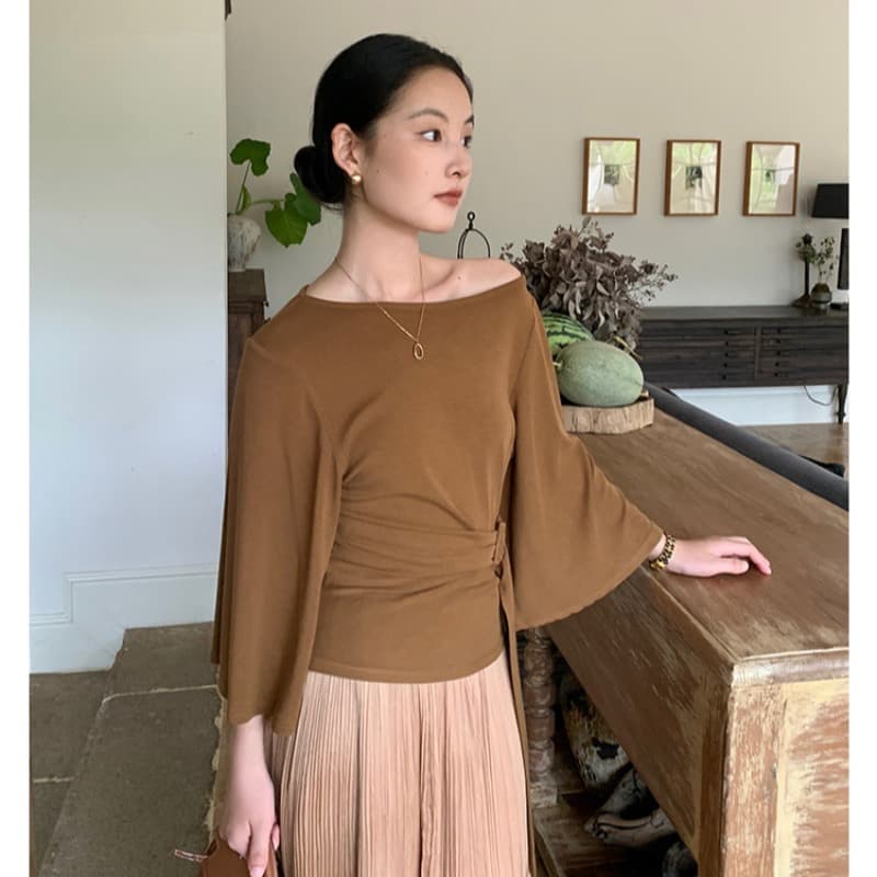 느긋한 바람 패션 스트랩 여성 가을 새로운 빛 럭셔리 품격 루즈핏 슬림해 보이는 다용도 맨위 이미지 3