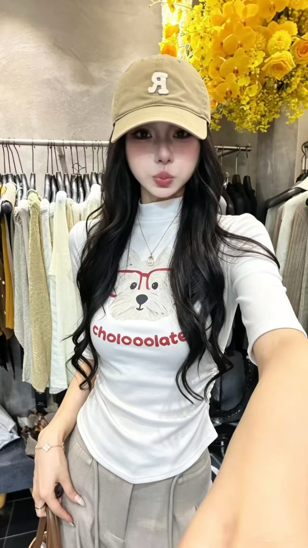 새로운 반하이넥 주름 허리 수축 중간 소매 티셔츠 몸매 가꾸기 슬림해 보이는 순수한 욕망 인사이드 가져 가라. 기본 셔츠 외국 가스 맨위 상세 이미지 2