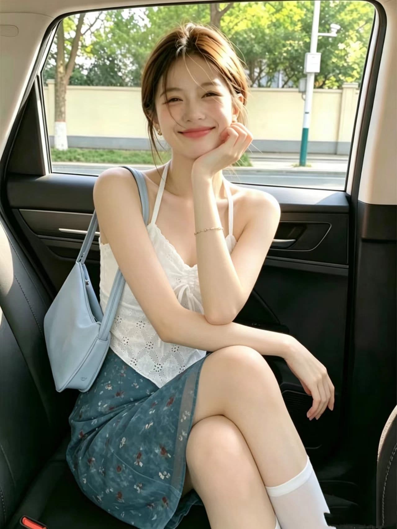 핫걸 착용 가져 가라. 아름다움 뒤로 외출용 섹시함 행침 목 작은 슬링 조끼 여성 인사이드 가져 가라. 여름 쇼트 스타일 화이트 튜브탑 맨위 상세 이미지 5