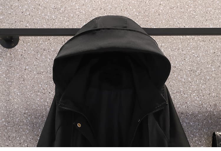 실사 비료 추가 XL 새로운 재킷 재킷 중간 길이 패션 학원 스타일 지방 mm 슬림해 보이는 표지 배 다용도 재킷 상세 이미지 12