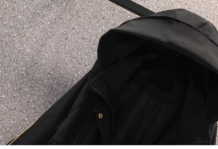 실사 비료 추가 XL 새로운 재킷 재킷 중간 길이 패션 학원 스타일 지방 mm 슬림해 보이는 표지 배 다용도 재킷 상세 이미지 13
