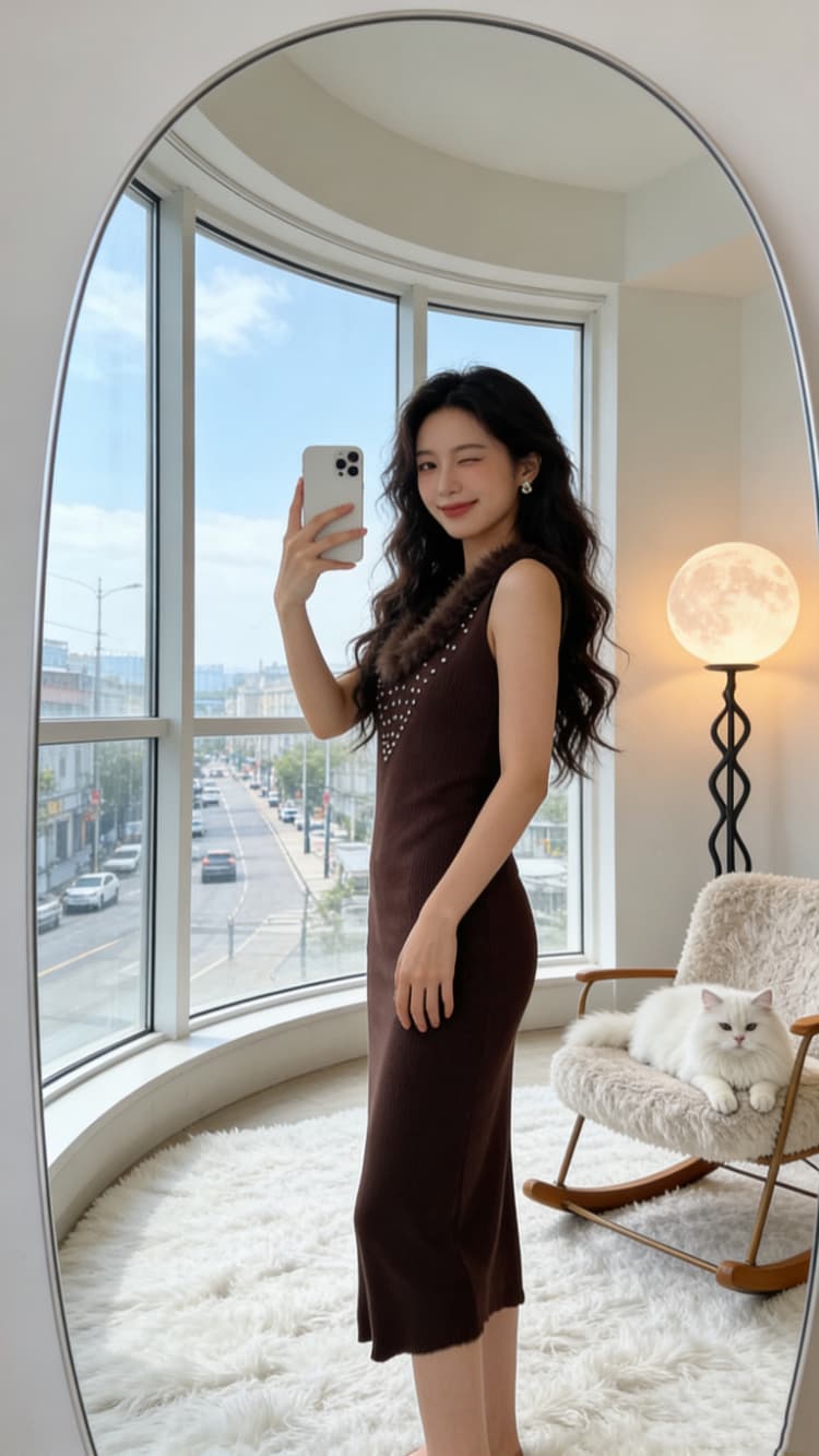 어제 낭만주의 프랑스식 순수한 욕망 다이아몬드 세팅 모피 칼라 캐미솔 봄 가을 인사이드 가져 가라. 몸매 가꾸기 슬림해 보이는 타이트 스커트 점프 슈트 상세 이미지 12