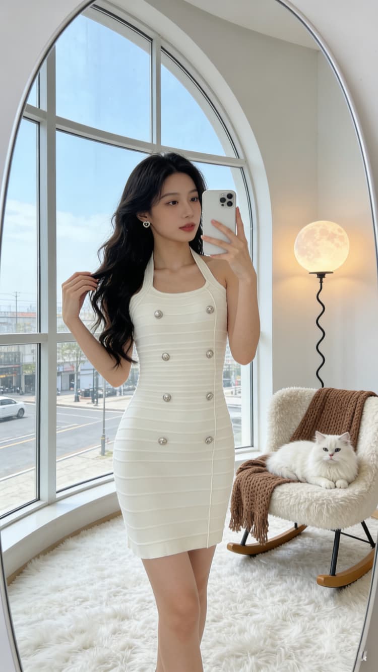 okmashop 작은 샤넬 스타일 니트 드레스 여성 겨울 인사이드 가져 가라. 바지 스커트 고급 센스 품격 행침 목 미니 스커트