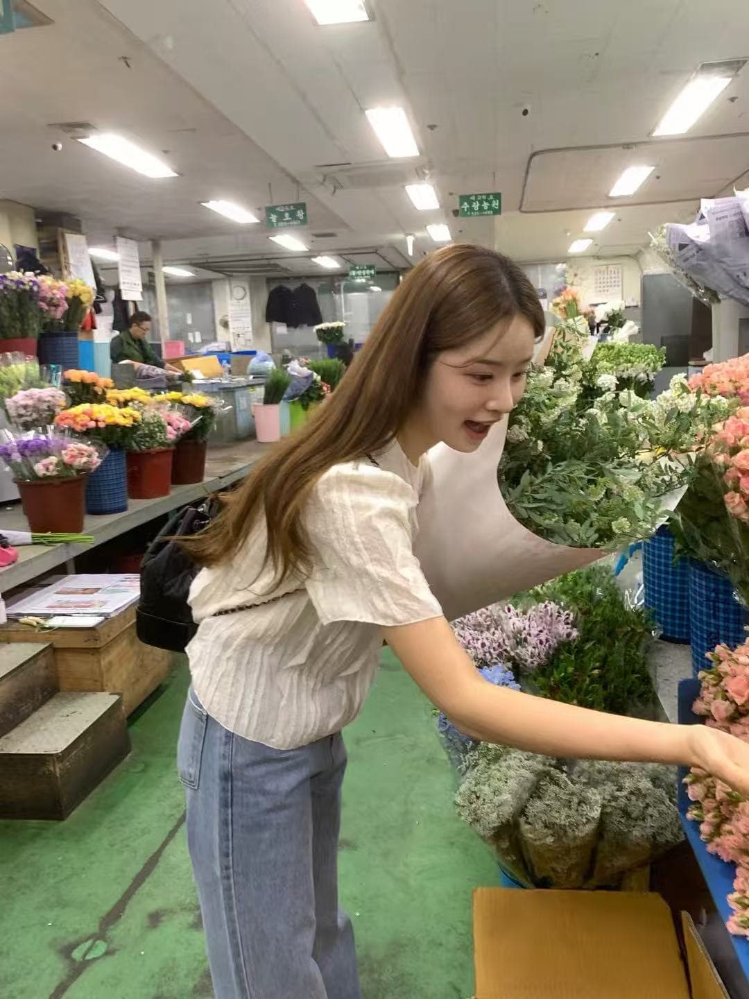 달콤한 스타일 프릴 라운드 넥 반팔 쉬폰 블라우스 셔츠 한국 스타일 chic 작은 대중 디자인 센스 빛 요리 한 패션 상세 이미지 14