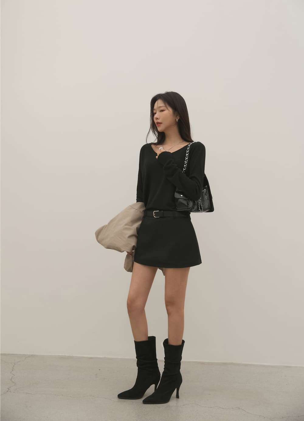 레트로 캐주얼 쇼트 스타일 바람막이 재킷 재킷 한국 스타일 chic 패션 디자인 센스 상세 이미지 26