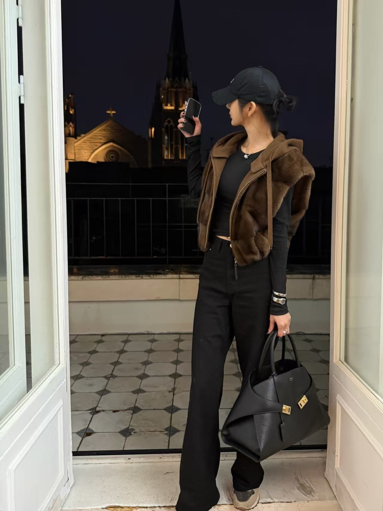 수달 털 베스트 모피 재킷 환경 보호 모피 재킷 한국 동대문 chic 대외 무역 빅 사이즈 여성 의류 상세 이미지 10