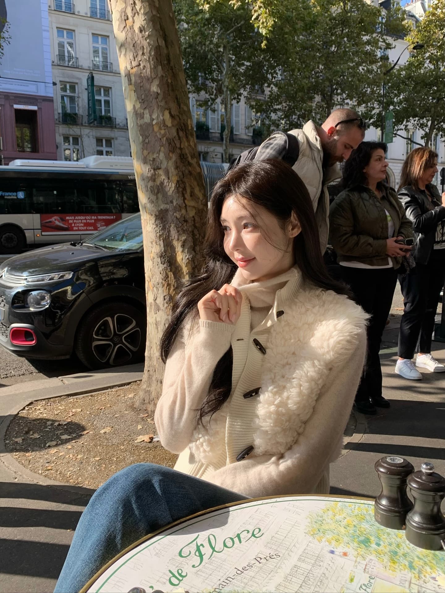 양털 베스트 모피 재킷 모피 조끼 한국 동대문 chic 우아함 세련된 외국 가스 빅 사이즈 상세 이미지 4