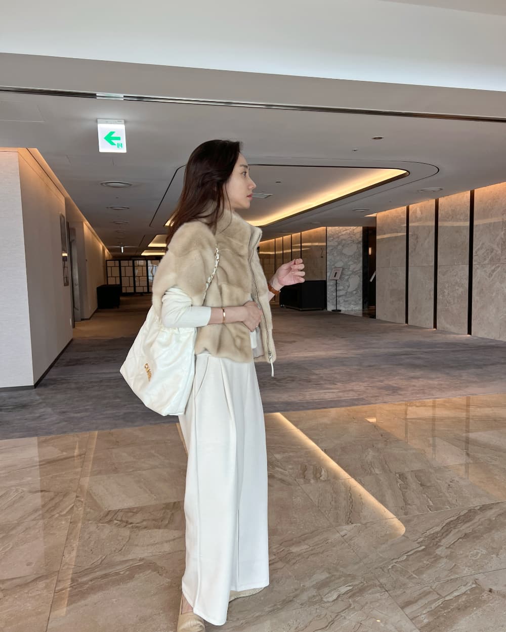환경 보호 모피 모피 베스트 우아함 조끼 재킷 한국 동대문 chic 루즈핏 빅 사이즈 대외 무역 여성 상세 이미지 14