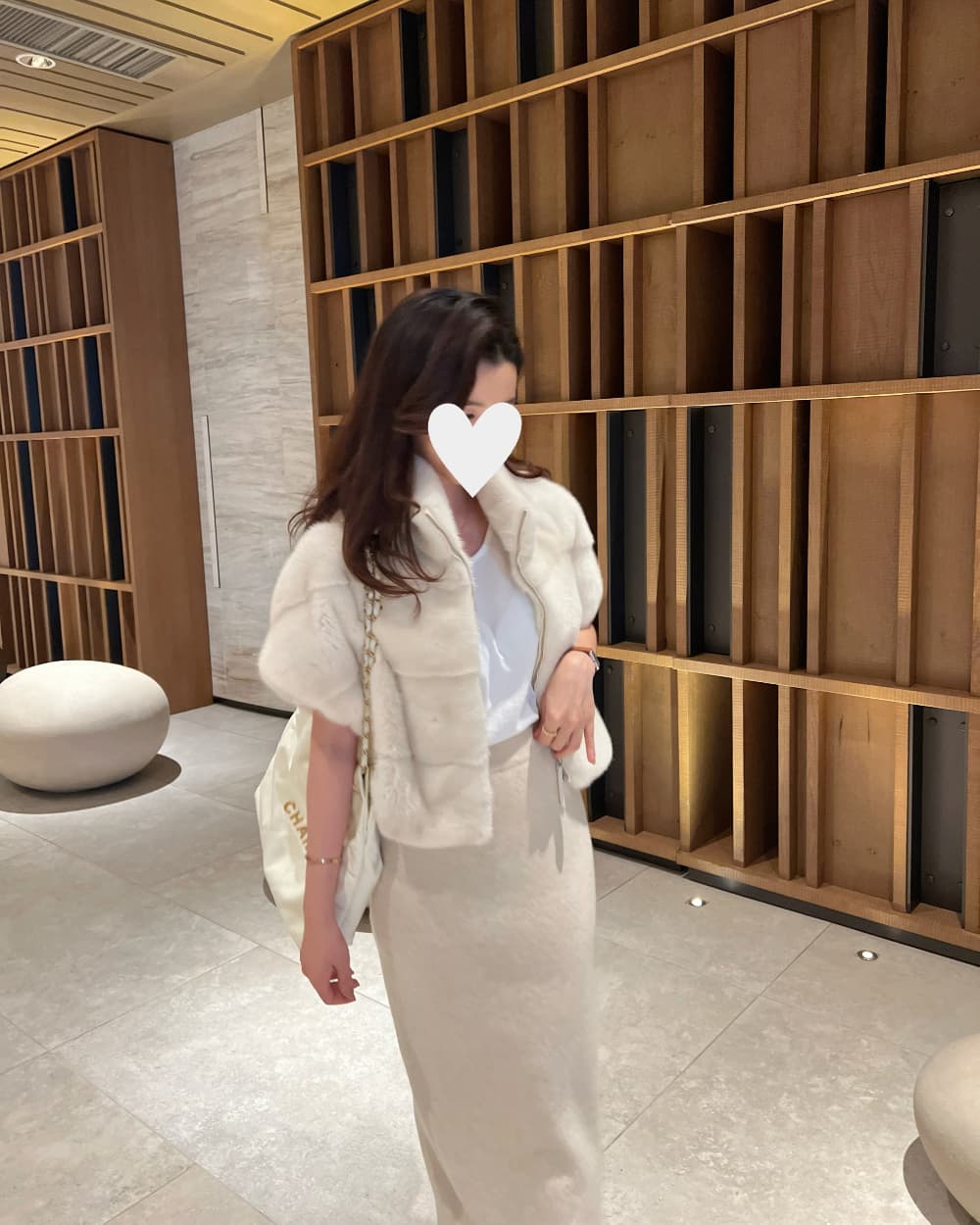 환경 보호 모피 모피 베스트 우아함 조끼 재킷 한국 동대문 chic 루즈핏 빅 사이즈 대외 무역 여성 상세 이미지 35