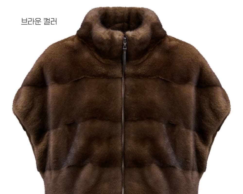 환경 보호 모피 모피 베스트 우아함 조끼 재킷 한국 동대문 chic 루즈핏 빅 사이즈 대외 무역 여성 상세 이미지 50