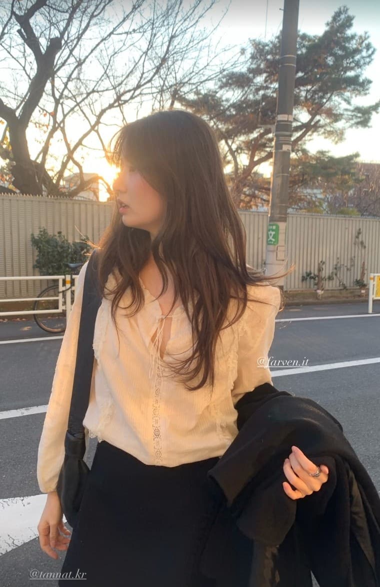 아름다운 자수 레이스 레이스 순면 긴팔 셔츠 상세 이미지 15
