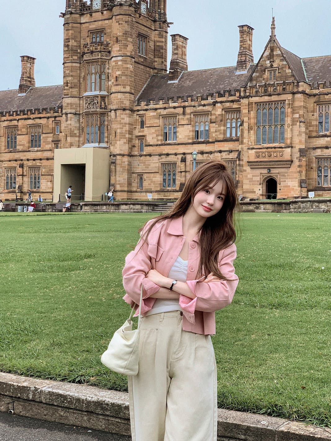 미니멀리즘 캐주얼 단색 워크웨어 짧은 외투 한국 스타일 chic 봄 가을 새로운 폴로 칼라 재킷 맨위 여성 상세 이미지 12