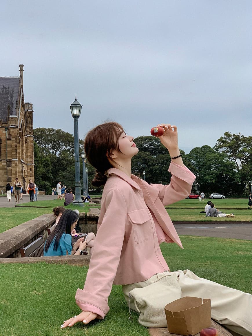 미니멀리즘 캐주얼 단색 워크웨어 짧은 외투 한국 스타일 chic 봄 가을 새로운 폴로 칼라 재킷 맨위 여성 상세 이미지 20