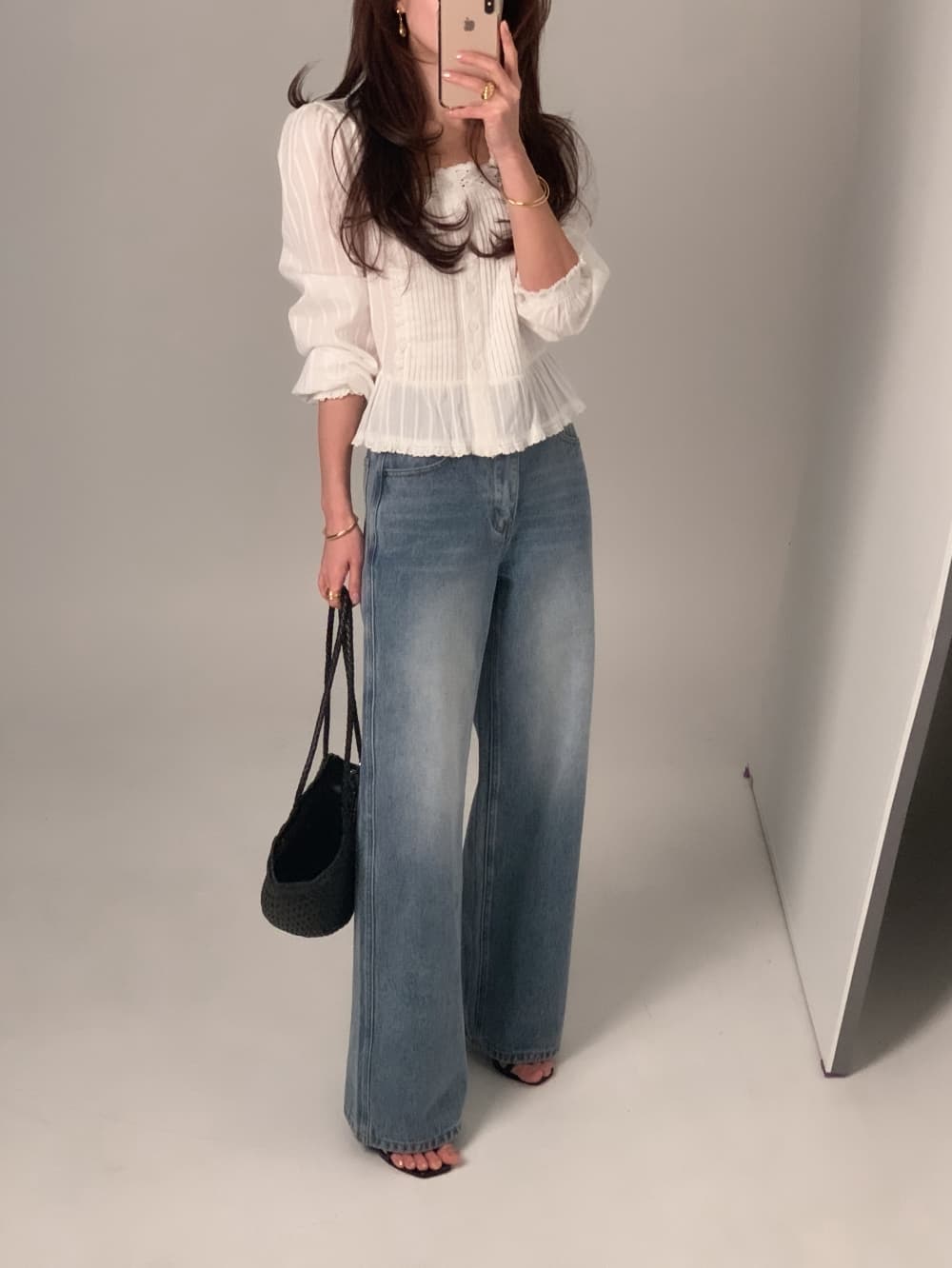 무거운 작업 레이스 레이스 레이스 업 셔츠 쉬폰 블라우스 한국 스타일 chic 빛 요리 한 패션 Chic 작은 대중 디자인 센스 상세 이미지 14