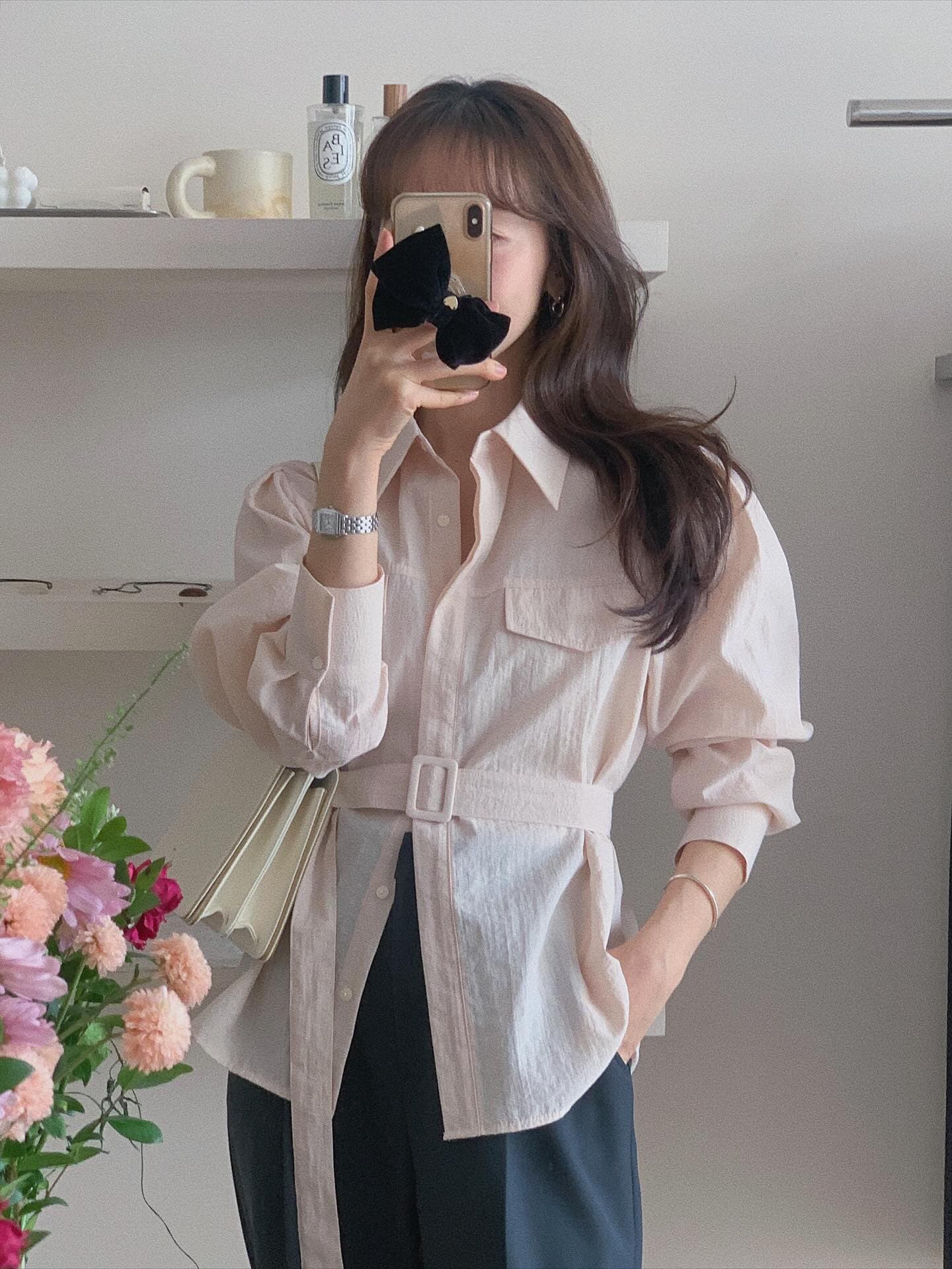 출퇴근 바람 워크웨어 숙련 된 빅 포켓 긴팔 셔츠 태양 보호 셔츠 에어컨 셔츠 얇은 스타일 재킷 상세 이미지 6