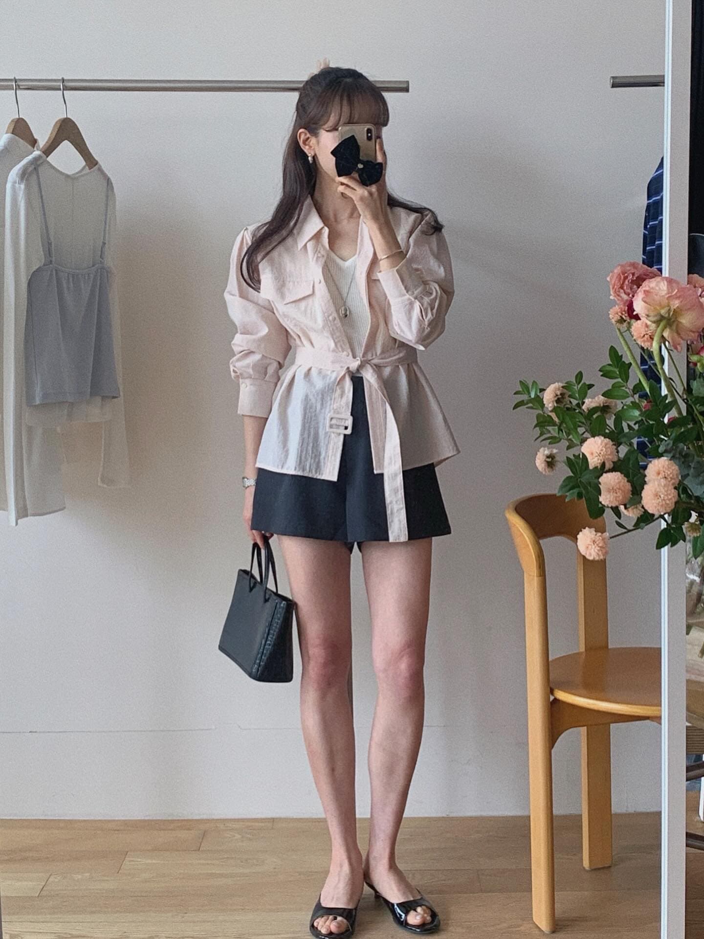 출퇴근 바람 워크웨어 숙련 된 빅 포켓 긴팔 셔츠 태양 보호 셔츠 에어컨 셔츠 얇은 스타일 재킷 상세 이미지 12