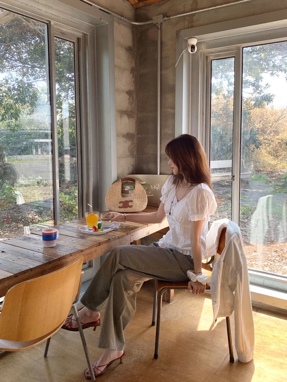 프랑스식 달콤한 스타일 무거운 작업 V넥 레이스 레이스 반팔 셔츠 레이스 셔츠 맨위 한국 스타일 chic 상세 이미지 5