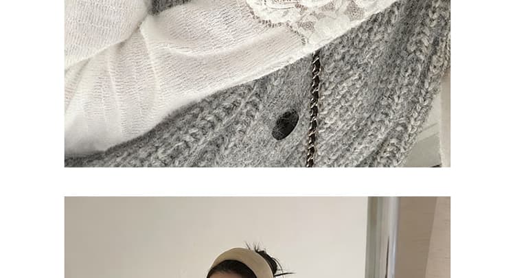가을 의상 새로운 느긋한 바람 패션 다용도 스택 착용 민소매 베스트 레이스 긴팔 패치워크 기본 셔츠 투피스 세트 상세 이미지 22